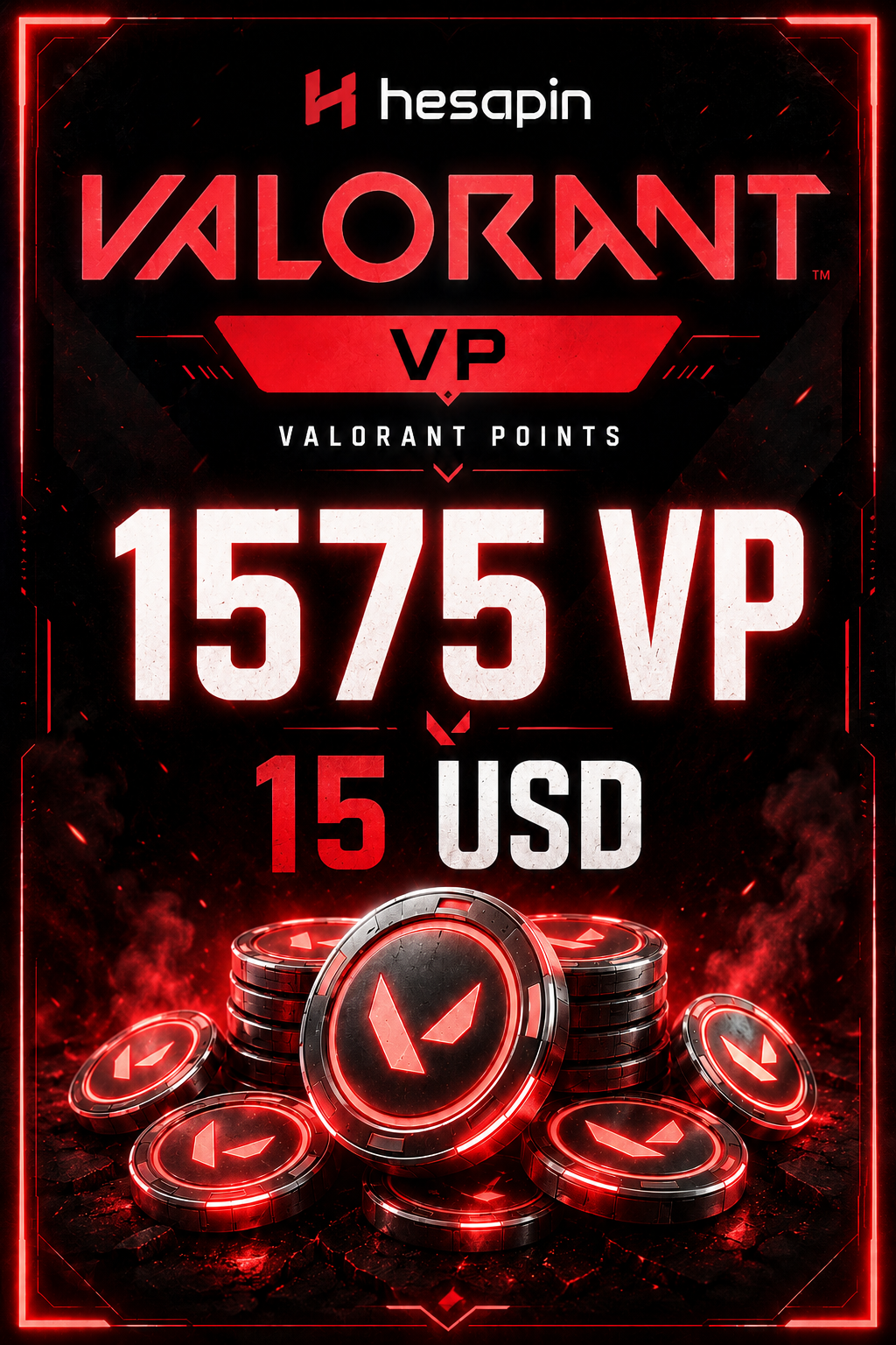Valorant 1575 - 15 USD