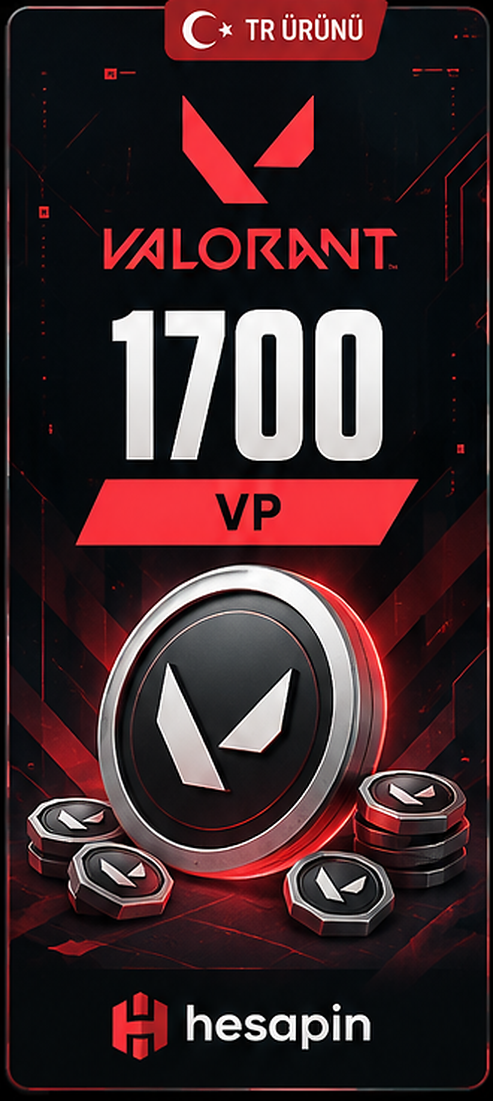 Valorant 1700 VP