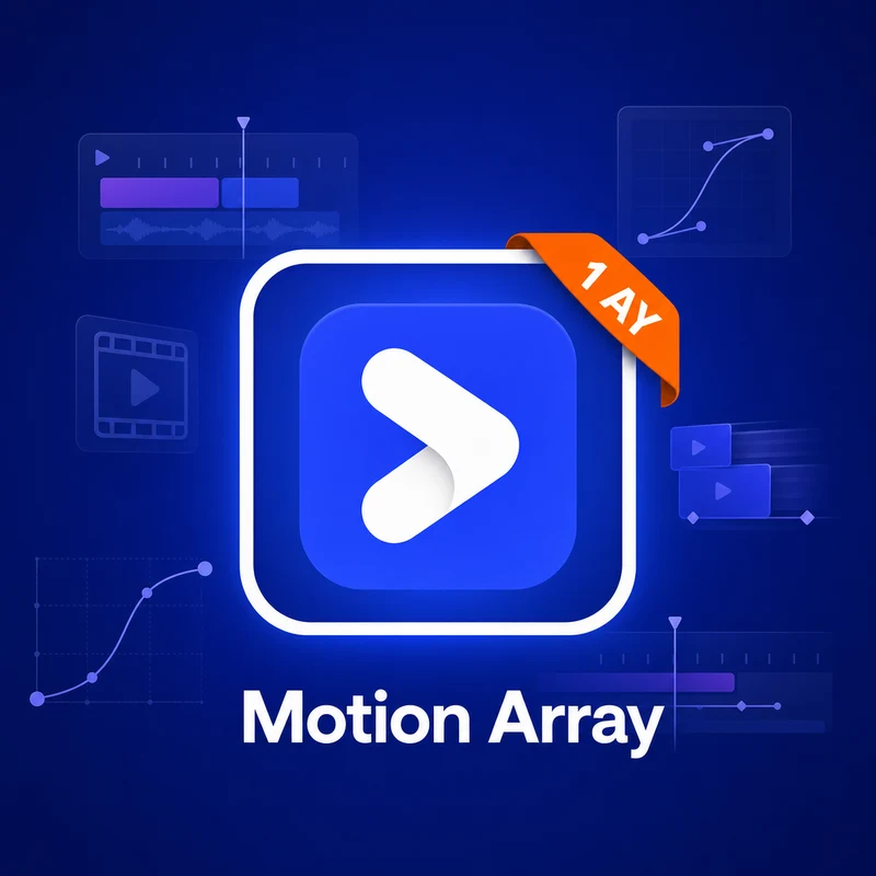 Motion Array - 1 Aylık (Günlük 50 İndirme)