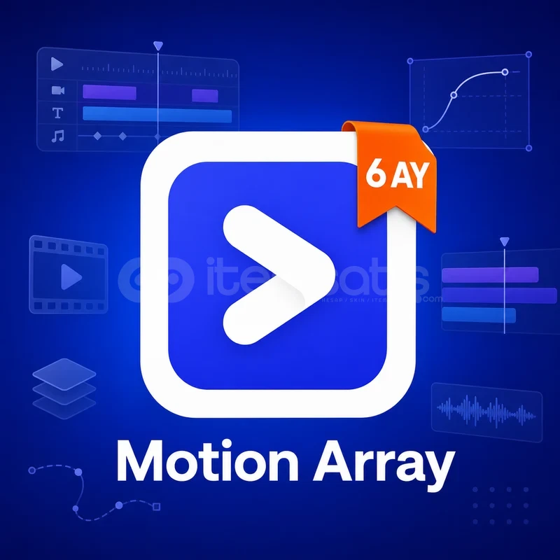 Motion Array - 6 Aylık (Günlük 50 İndirme)