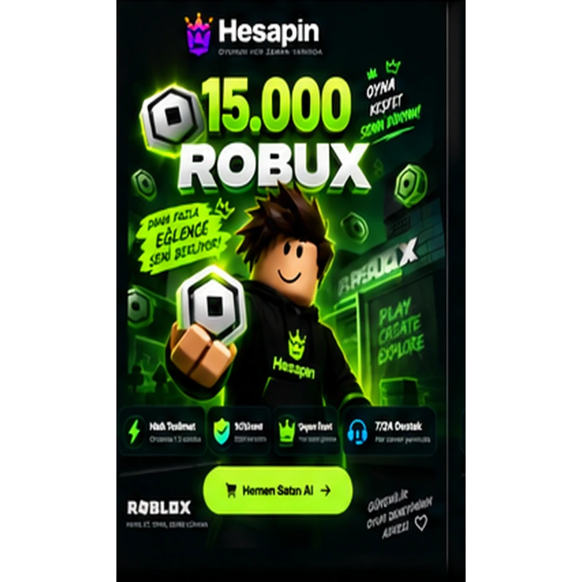 Roblox 15000 Robux